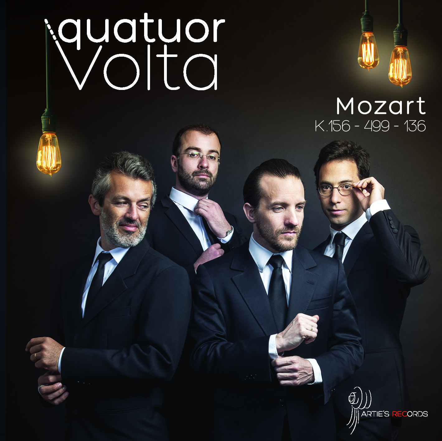 Pochette album quatuor volta Mozart